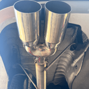 Black Angled Exhaust Outlet Tip
